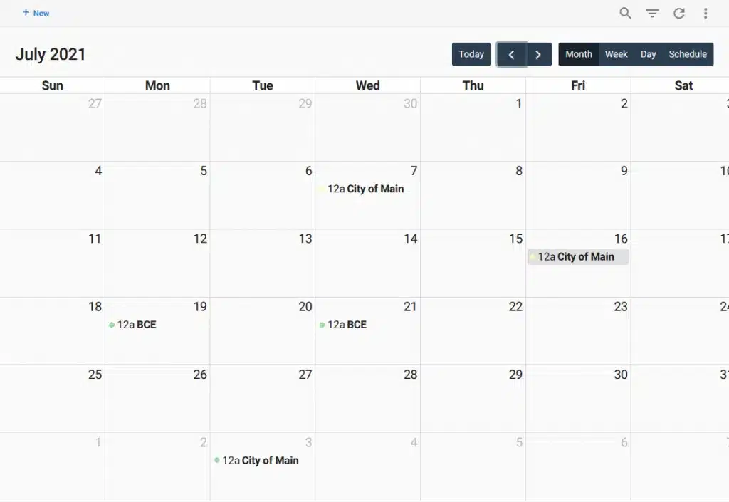 GW Apps Calendar