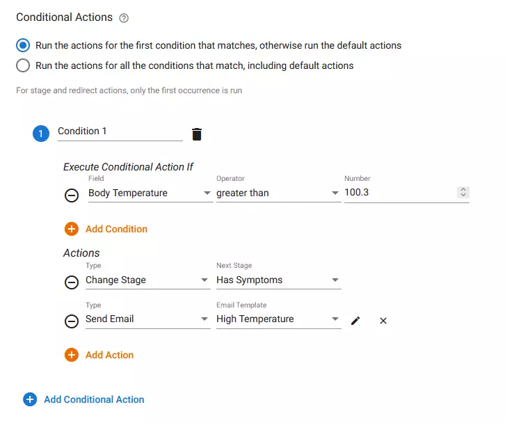 GW Apps Conditional Actions