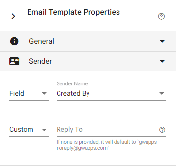 GW Apps Email Template