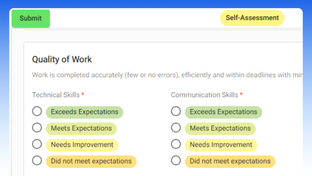 Employee Evaluation