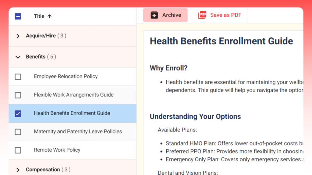 HR Guidebooks